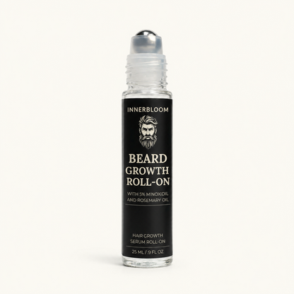 Innerbloom™ Beard Growth Roller with 5% Minoxidil & Rosemary Oil