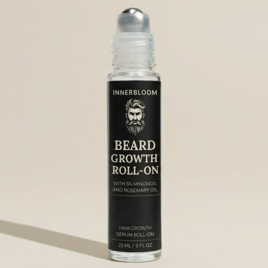 Innerbloom™ Beard Growth Roller with 5% Minoxidil & Rosemary Oil